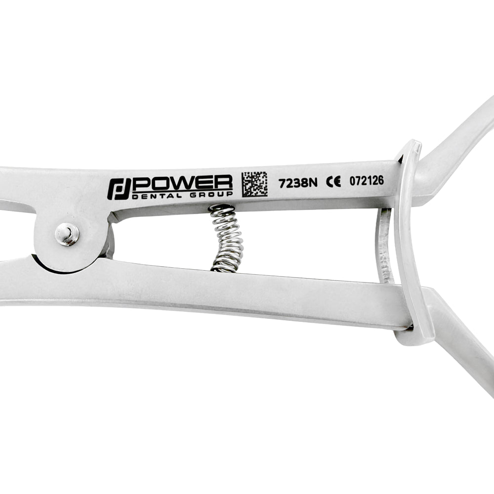 Macro view of working-end construction on a forceps instrument in the two-piece 5531S kit