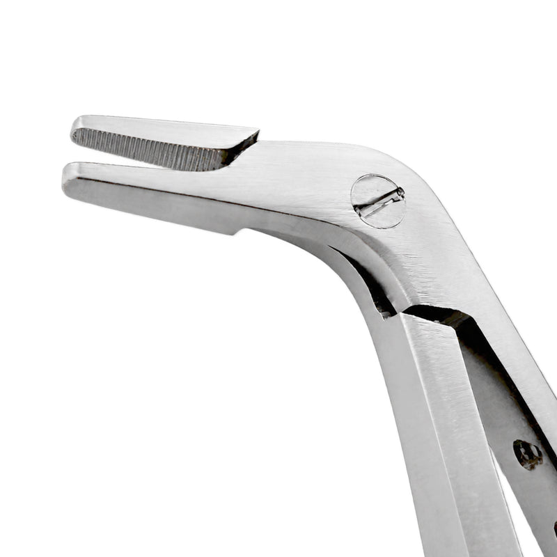 Close-up of instrument tip detail in the sectional matrix and rubber dam forceps kit 5531S