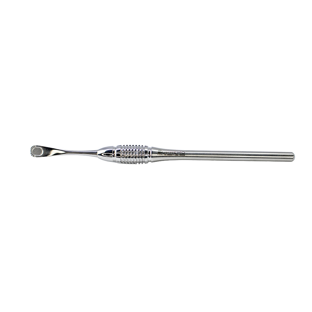 Sinus lift window drill with stop – handpiece-compatible, side view