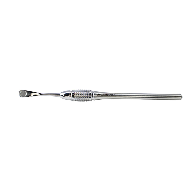 Sinus lift window drill with stop – handpiece-compatible, side view