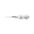 Side view of Spade Lux-Tome Bernard #2 straight thin serrated design