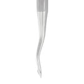 Curved thin serrated spade geometry of outer Lux-Tome