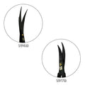 Close-up of 5916B Goldman-Fox double curved and 5917B LaGrange Super Cut Suture Scissors tips