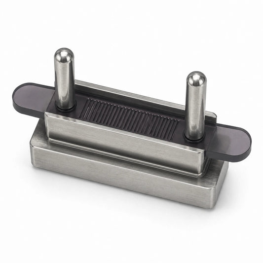 Angled view of Supremo Easy Graft device for gingival graft preparation