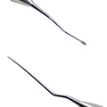 Tunneling instrument curved micro-elevator tip for soft-tissue dissection