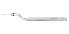 CONVEX OSTEOTOME 4.3mm, LONG ANGLE OFFSET WITH KEY
