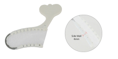 DISPOSABLE FISH BONE TRAY- POSTERIOR SIDELESS 4mm