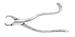 EXTRACTION FORCEPS AMERICAN 16 LOWER MOLAR. COW HORN